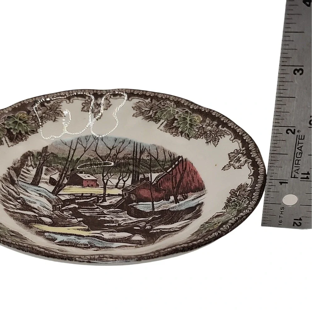Johnson Brothers Teacup and Saucers Friendly Village The Ice House Set of Two‎